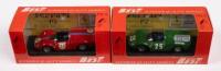 FERRARI 365 P2: Two&nbsp;1:43 scale Ferrari Best models including two 365 P2 Brands Hatch 1965 M. Parks-D. Piper