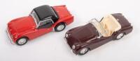 TRIUMPH: Two&nbsp;1:43&nbsp;scale Vitesse/Corgi&nbsp;models including a Triumph TR and a Triumph TR3A