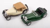 MG TC&nbsp;JAGUAR SS 100: A&nbsp;1:43&nbsp;scale Matchbox Models of Yesteryear&nbsp;models including a 1945 MG TC and a 1938 SS 100 Jaguar