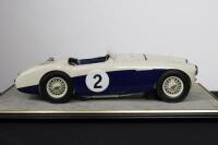 AUSTIN-HEALEY: A large exceptional (likely 1:10 scale) finely detailed model of a 1955 Austin-Healy 100S chassis AHS3701, thought to be scratch built by John Shinton in the UK, together with a framed collage presented to David Jones in appreciation of sev - 4