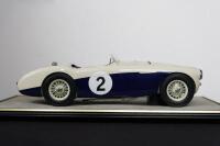 AUSTIN-HEALEY: A large exceptional (likely 1:10 scale) finely detailed model of a 1955 Austin-Healy 100S chassis AHS3701, thought to be scratch built by John Shinton in the UK, together with a framed collage presented to David Jones in appreciation of sev - 5