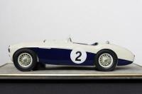 AUSTIN-HEALEY: A large exceptional (likely 1:10 scale) finely detailed model of a 1955 Austin-Healy 100S chassis AHS3701, thought to be scratch built by John Shinton in the UK, together with a framed collage presented to David Jones in appreciation of sev - 9