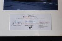 AUSTIN-HEALEY: A large exceptional (likely 1:10 scale) finely detailed model of a 1955 Austin-Healy 100S chassis AHS3701, thought to be scratch built by John Shinton in the UK, together with a framed collage presented to David Jones in appreciation of sev - 13