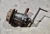 ALBION: A heavy duty gearbox, believed to be 3-speed Albion, belt drive, 4 bolt, complete with kick starter and clutch [Location: Sydney] - 5