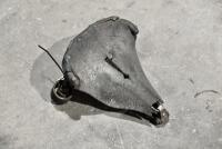 Brooks: A motorcycle seat, believed to be Brooks, suited for repair [Location Sydney]