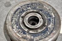 DOUGLAS: A Douglas flywheel clutch, circa 1920's. Complete and spins. [Location: Sydney] - 2