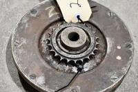 DOUGLAS: A Douglas flywheel clutch, circa 1920's. Complete and spins. [Location: Sydney] - 4