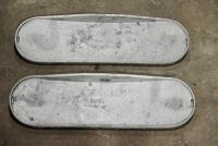 RUNNING BOARDS: A pair of reproduction running boards [Location: Sydney]