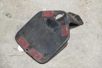 NUMBER PLATE: A number plate and tail light&nbsp;bracket, unknown make or model.&nbsp; - 2