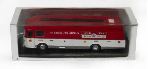 TEAM LOTUS TRANSPORTER: A Large 1:43 scale Spark Models 1970 Team Lotus Transporter