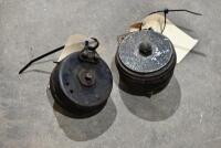LUCAS: Two Lucas horns, untested, unknown voltage. [Location: Sydney]