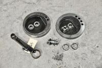 FLYWHEEL: A pair of flywheels, brand new, believed to suit Norton [Location: Sydney]