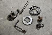 STURMEY ARCHER: A quantity of Sturmey-Archer gearbox including clutch, gear change, gear lever, kickstarter, kickstarter sping and end cover [Location: Sydney]