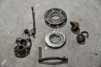 STURMEY ARCHER: A quantity of Sturmey-Archer gearbox including clutch, gear change, gear lever, kickstarter, kickstarter sping and end cover [Location: Sydney] - 2