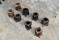 CYLINDERS: A quantity of 8 cylinders, believed to suit Douglas, circa 1920's [Location: Sydney] - 2