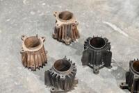 CYLINDERS: A quantity of 8 cylinders, believed to suit Douglas, circa 1920's [Location: Sydney] - 5
