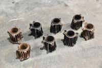 CYLINDERS: A quantity of 8 cylinders, believed to suit Douglas, circa 1920's [Location: Sydney] - 7