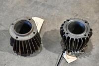 DOUGLAS: A&nbsp;pair of Douglas cylinder heads, believed to be 500cc overhead valve [Location: Sydney]