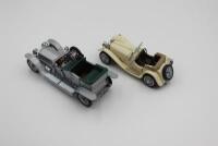 FRANKLIN MINT: Two 1:24 scale models. Jaguar and Rolls-Royce - 2