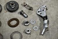 DOUGLAS: A quantity of Douglas engine parts including oil pump, bearings and cams, believed to be 1920's [Location: Sydney] - 2