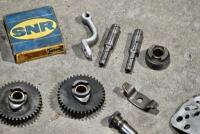 DOUGLAS: A quantity of Douglas engine parts including oil pump, bearings and cams, believed to be 1920's [Location: Sydney] - 6