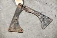 ENGINE PLATES: A pair of engine plates, unknown make or model [Location: Sydney]