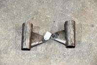 HEADLIGHT: Two headlight mounts, unknown make or model. [Location: Sydney] - 2