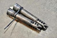 EXHAUST: A pair of custom&nbsp;exhaust tips [Location: Sydney]