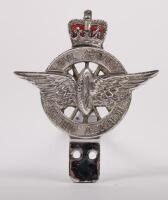 C.S.M.A: A circa 1950s Civil Service Motoring Association enameled car badge, produced by 'SIR D'G COLLINS & CO' UK. 11cm high