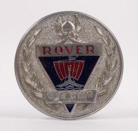 ROVER: A high quality Rover Car Club of Australia&nbsp;enamel grill badge, 8cm diameter