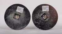 ROVER: Two Rover 'P4 Drivers Club Australia and A.C.T'&nbsp;enamel grill badges, 8cm diameter - 2