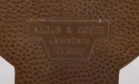 VETERAN: A veteran car club of Australia grille badge, stamped number #16, a very early and desirable enamel badge, manufactured by Angus & Coote Sydney, 7.5cm x 10.5cm - 3