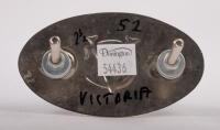 VSCC: A great example of The vintage sports car club of Australia grille badge, an enamel version, with 2 bolts on the rear, 5.5cm x 9.5cm - 2