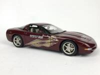 CHEVROLET: Three 1:18 scale racing Chevrolet Corvettes produced by AutoArt (NB description) - 18