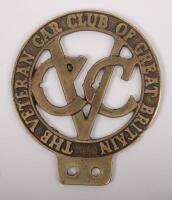 VETERAN: The veteran car club of Great Britain car grille badge, possible re cast, 8 cm diameter
