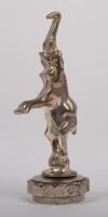 BUGATTI: A late 1920s Bugatti Royale Elephant hood mascot affixed to radiator cap, 20cm high overall