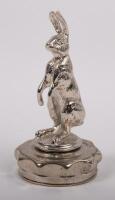 ALVIS: A circa 1920s Alvis 'standing hare' mascot, affixed to radiator cap, 10.5cm high