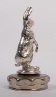 ALVIS: A circa 1920s Alvis 'standing hare' mascot, affixed to radiator cap, 10.5cm high - 2
