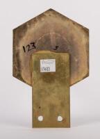 PACKARDS: A brass Packards International grille badge - 3