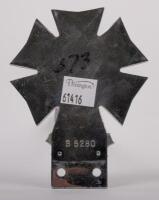 ORDER OF THE ROAD: A chrome enamel 'The Order of the Road' badge, 42 Year Driver award, engraved 'B5280' to reverse - 2