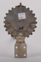 JORDAN: A circa 1950s Royal Automobile Club of Jordan grille badge on mounting bracket, 9.5cm diameter - 2