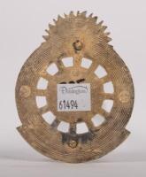 URUGUAY: A chrome enamel Automovil Club Del Uruguay grille badge with enamel centre&nbsp;and rising sun finial, 9cm high, 7cm wide - 2