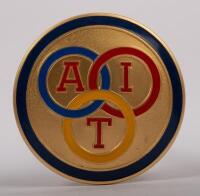 SWITZERLAND: An A.I.T (Alliance of International Tourism) badge, based in Switzerland, 7cm in diameter