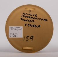 SWITZERLAND: An A.I.T (Alliance of International Tourism) badge, based in Switzerland, 7cm in diameter - 2