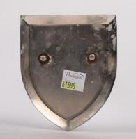 JAPAN: A World Expo 1970 Osaka Japan shield badge, with mounting pins, 10.5cm high, 8.5cm wide - 2