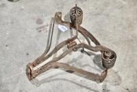 BROOKS: A heavyweight seat, believed to be Brooks. 14 inch width [Location: Sydney] - 2