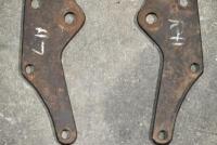 ENGINE PLATES: A pair of engine plates, unknown make or model. [Location: Sydney] - 2