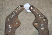 ENGINE PLATES: A pair of engine plates, unknown make or model. [Location: Sydney] - 3