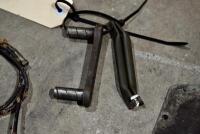 BSA: Various BSA parts including fork link, headlight mounts, fronm brake anchor screw, sump guard, engine cover plate. [Location: Sydney] - 5