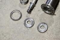 DOUGLAS: A Douglas front hub, damaged flange, suitable for repair. [Location: Sydney] - 2